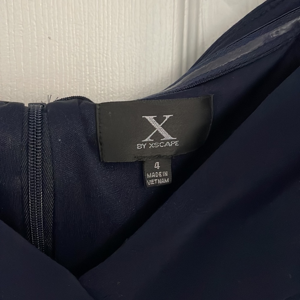 XScape Blue Dress - Picture 3 of 3